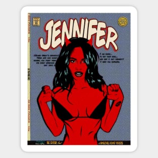 Jennifer's body comic cover Sticker